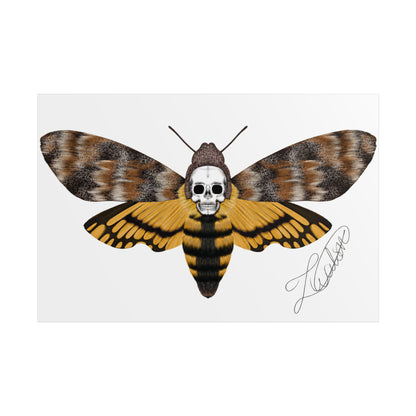 Unframed death moth Posters