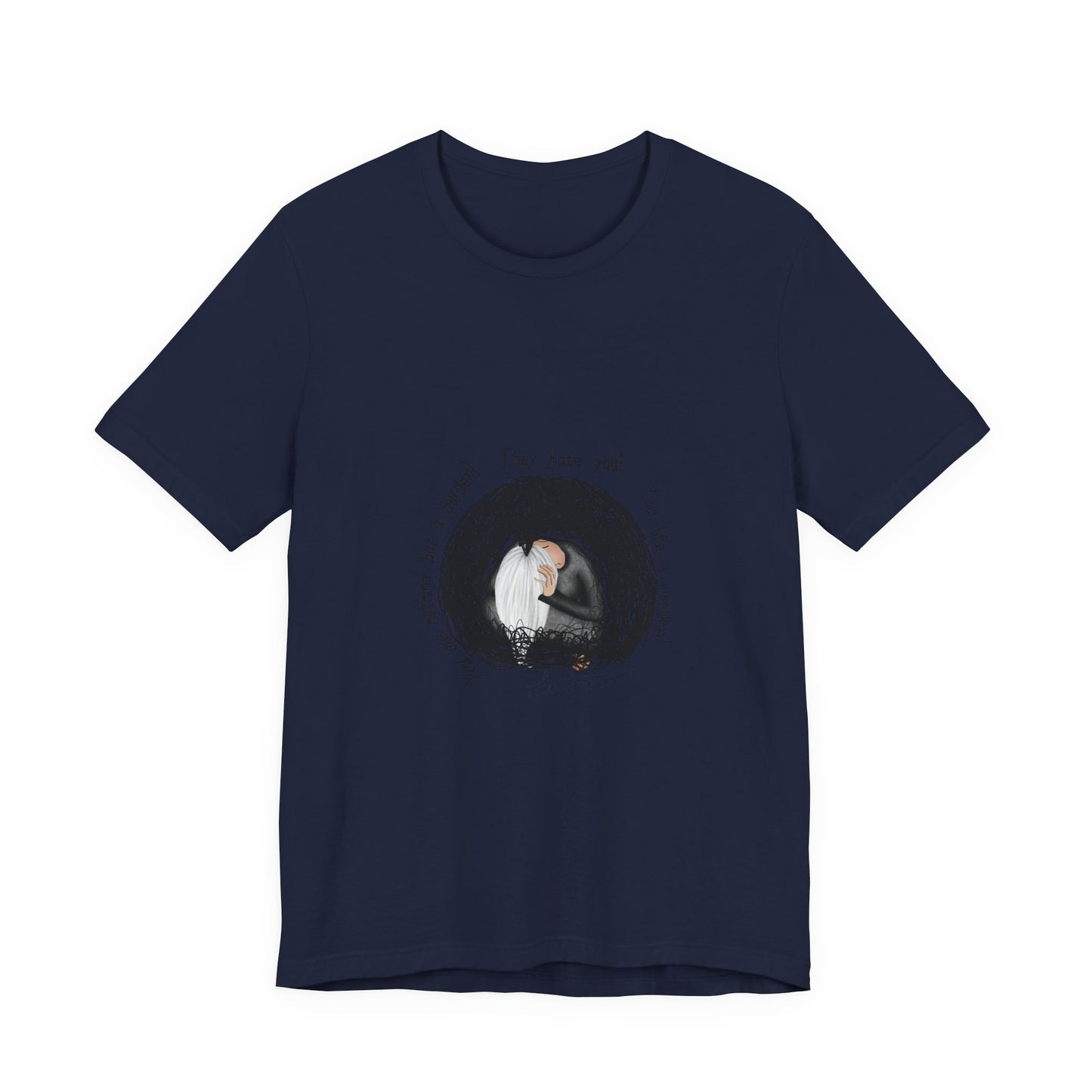 Deprimiertes T-Shirt