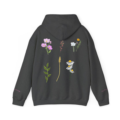 Wild Flower Floral Graphic Hoodie