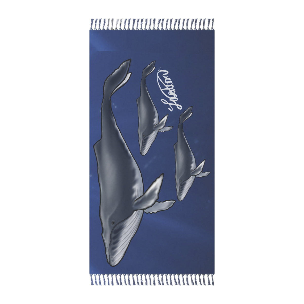 Humpback Whale Boho Beach Cloth