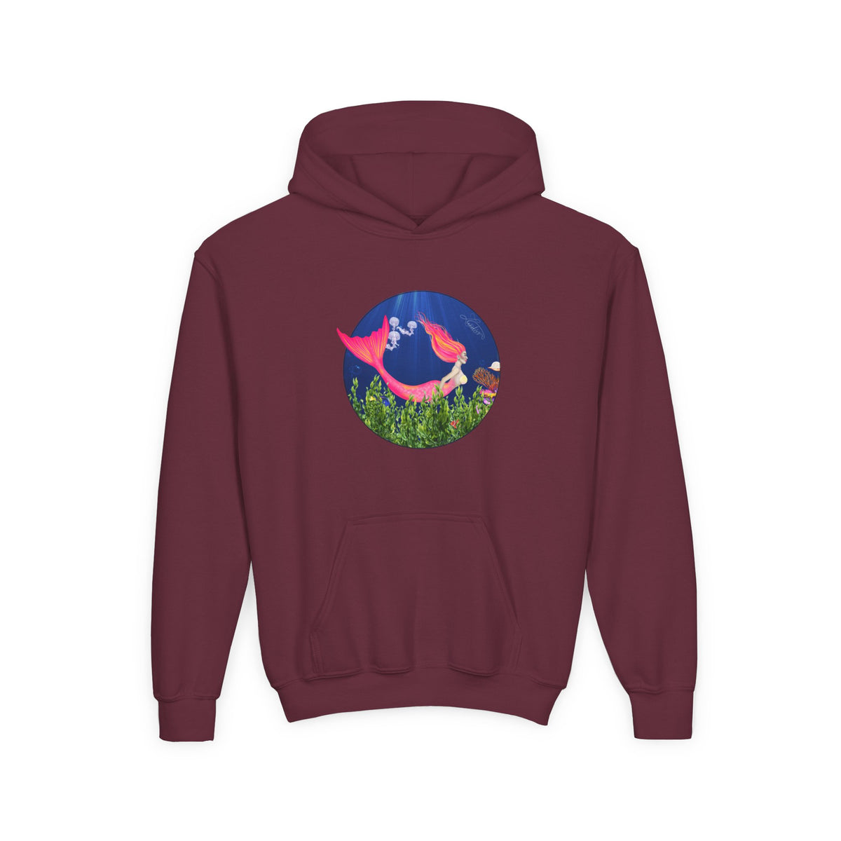 Mermaid Youth Graphic Hoodie