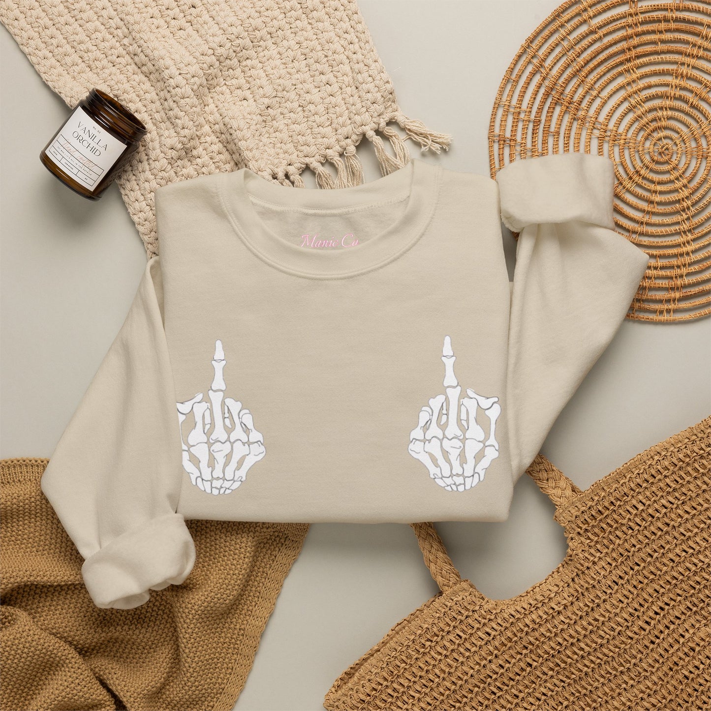 f♡ckYou-Rundhals-Sweatshirt