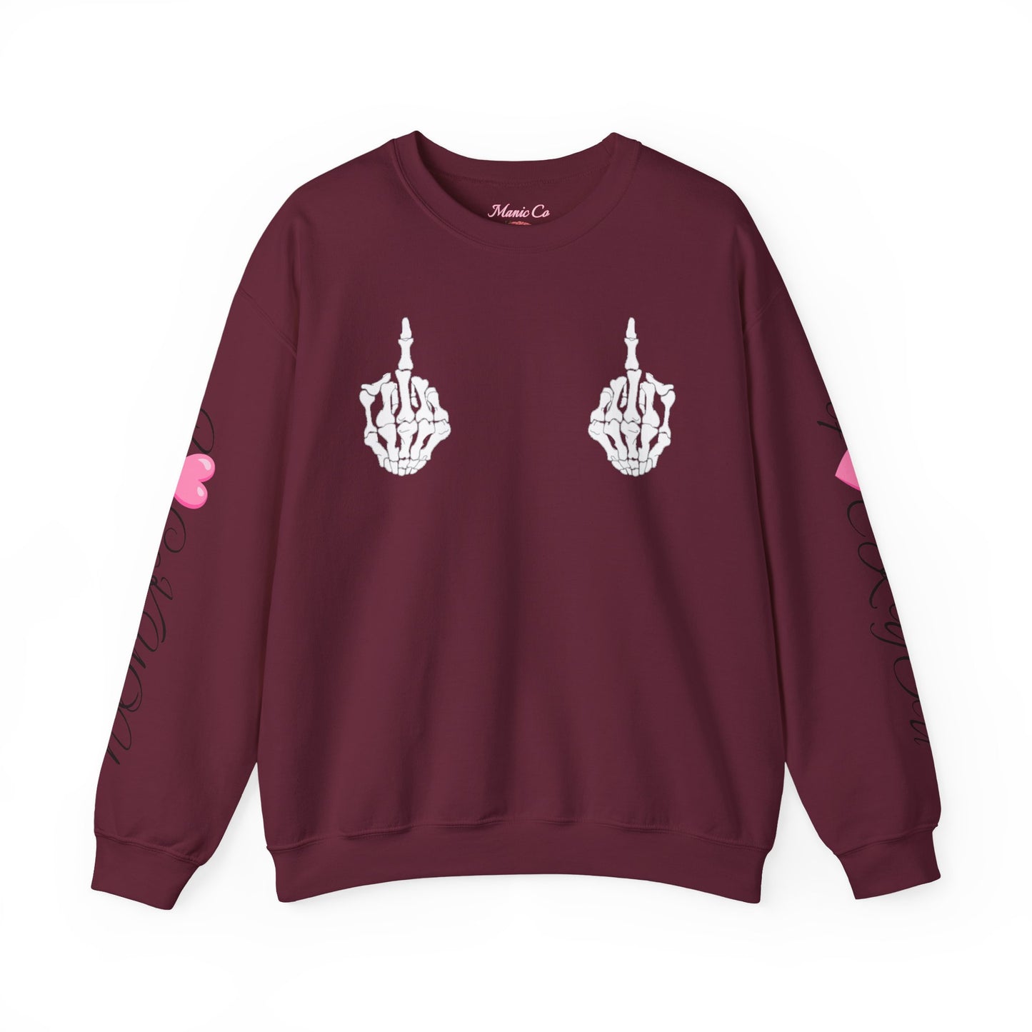 f♡ckYou-Rundhals-Sweatshirt