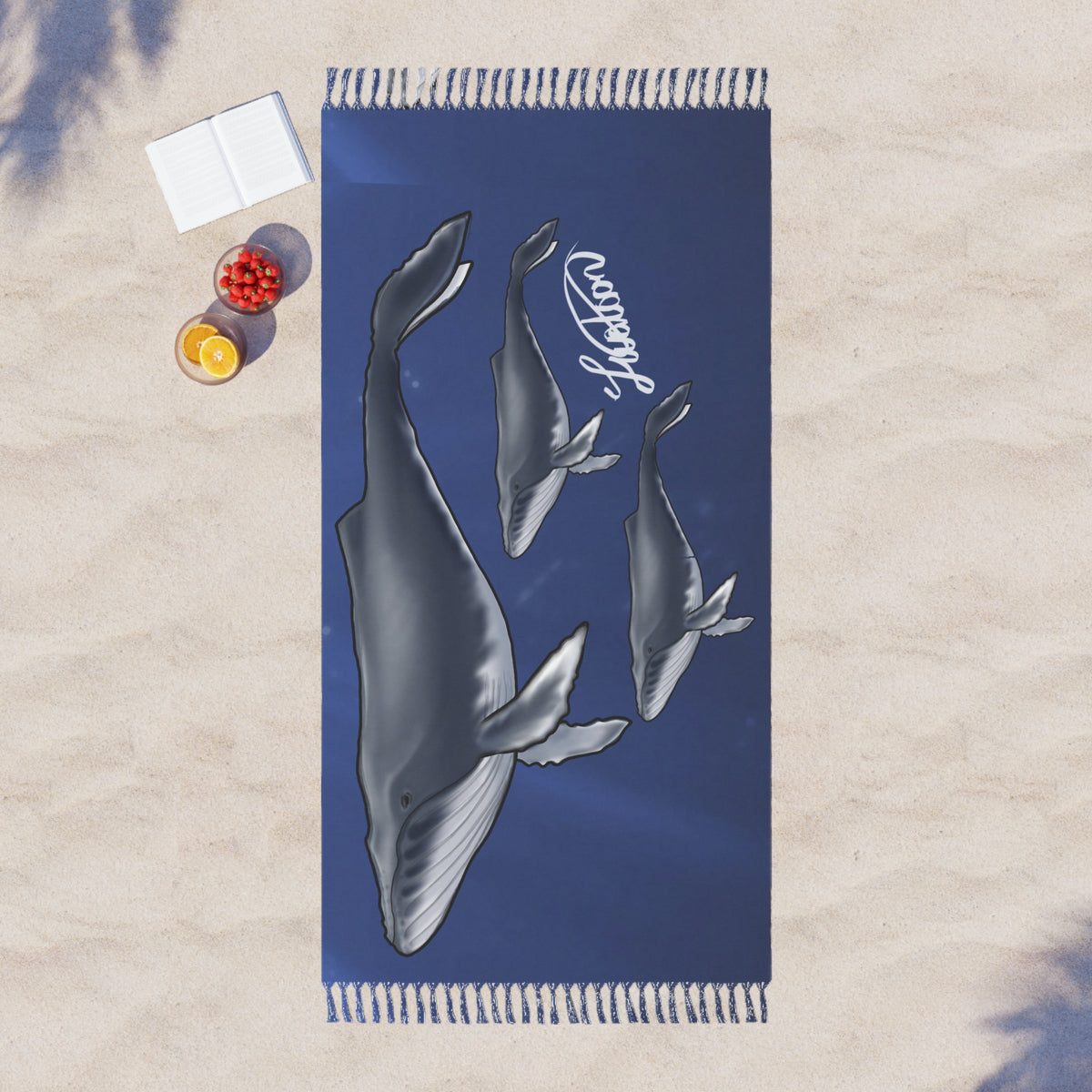 Humpback Whale Boho Beach Cloth