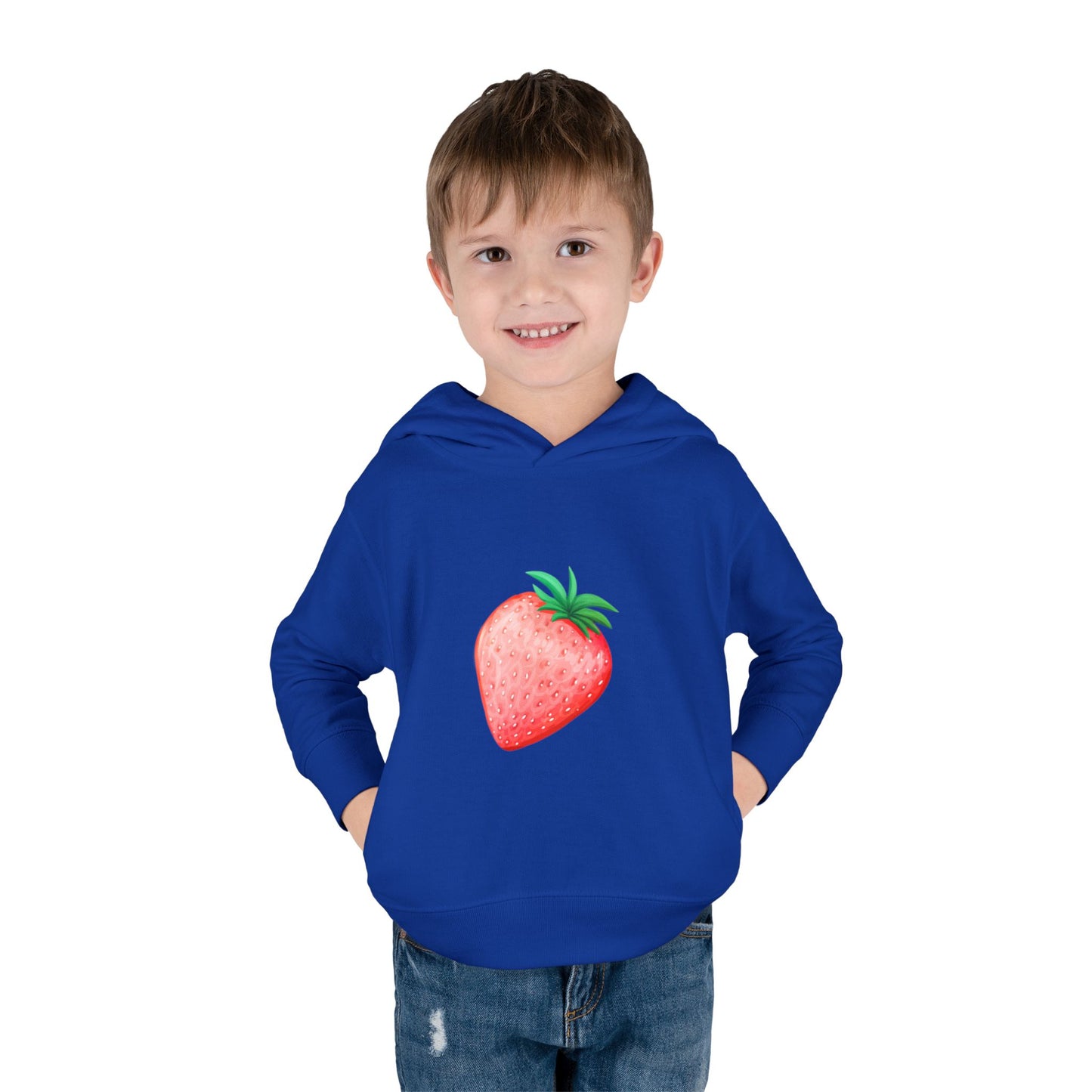Kleinkind-Kapuzenpullover — Erdbeer-Pullover