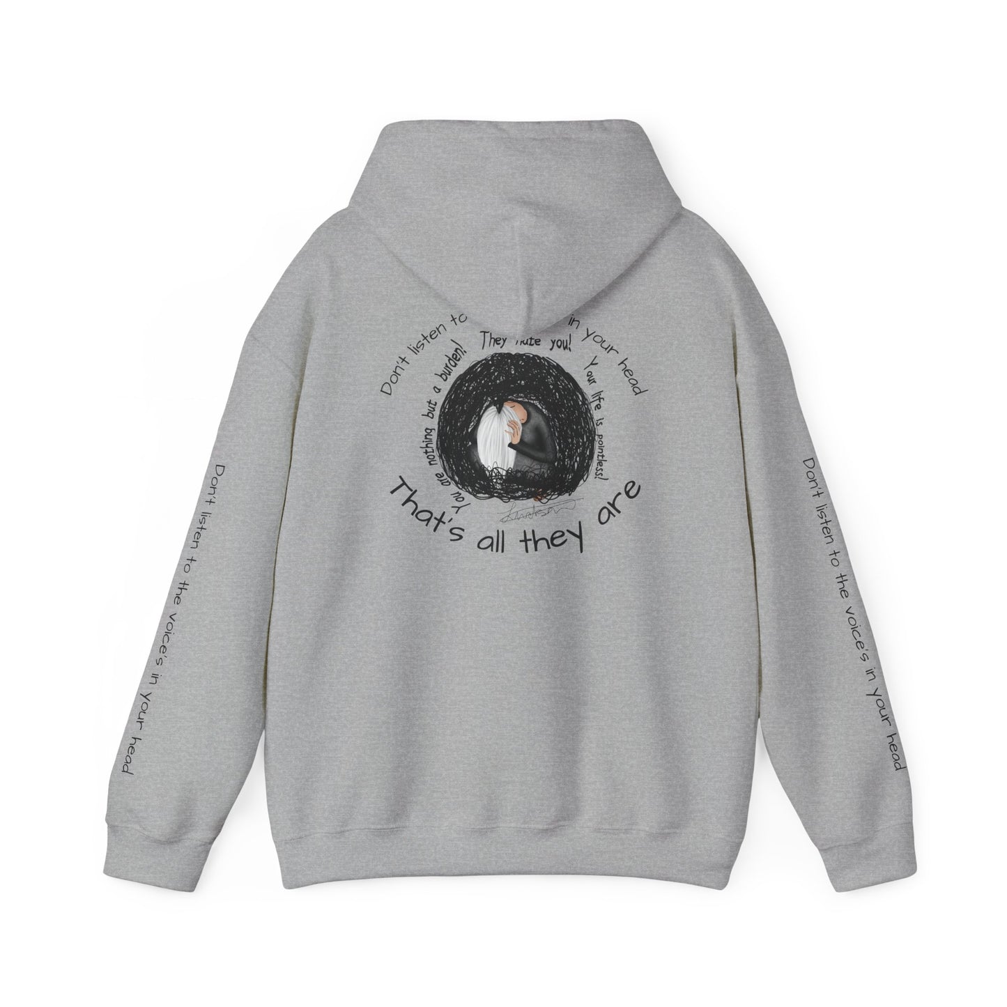 Hoodie – Gemütlicher Mondkatze „Sie waren echt“ Pullover