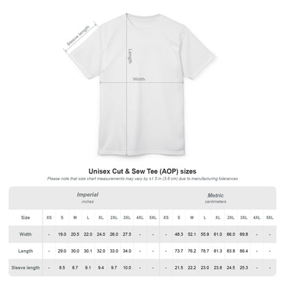 Dark Swirl Unisex All-Over Print Tee