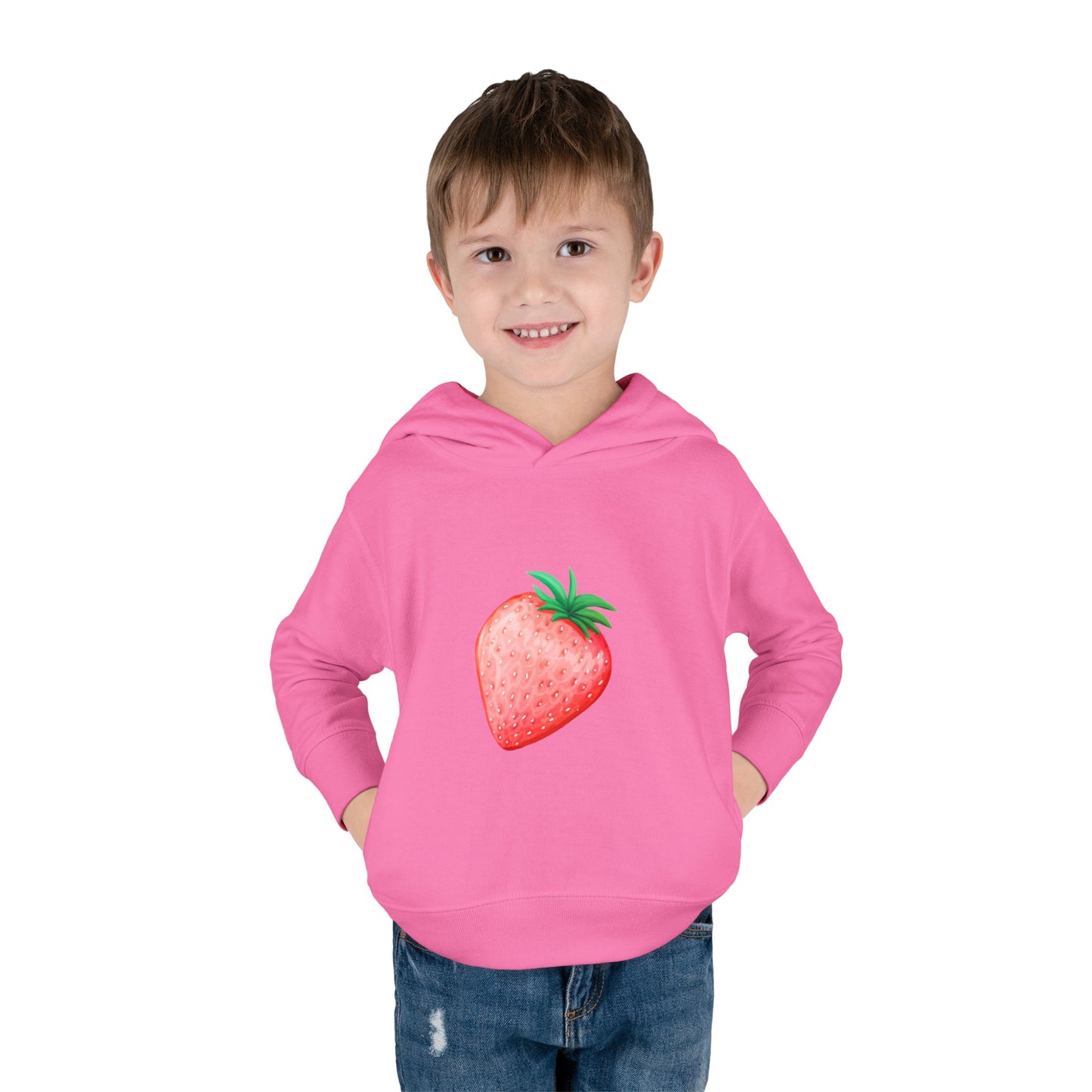 Kleinkind-Kapuzenpullover — Erdbeer-Pullover