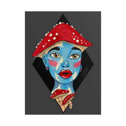 Shroom Girl Unframed Art Poster
