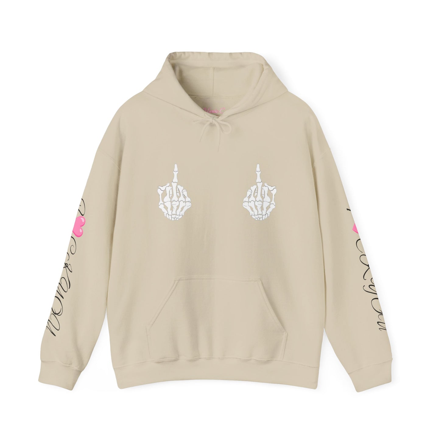 Minimal Anchor Chest Hoodie — f♡ckYou