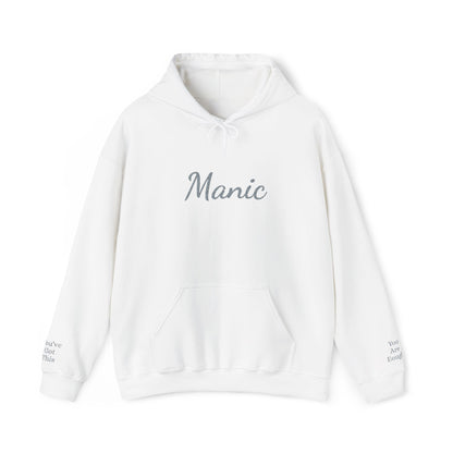 Manic Script Rhinestone Sparkle Hoodie