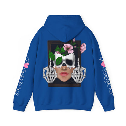 Skull & Roses Graphic Hoodie