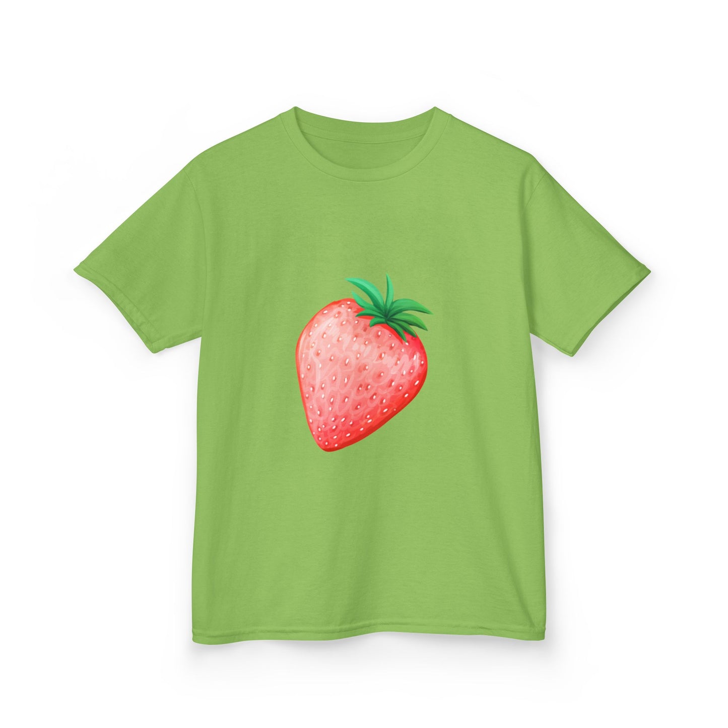 Kinder T-Shirt Erdbeere — Süßes Aquarell Erdbeer Grafik-T-Shirt für Kleinkinder & Kinder