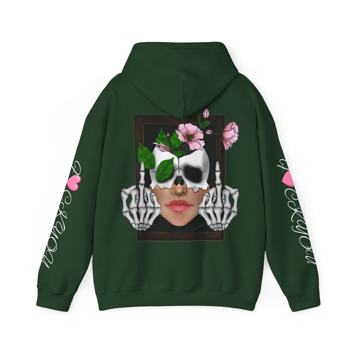 Skull & Roses Graphic Hoodie