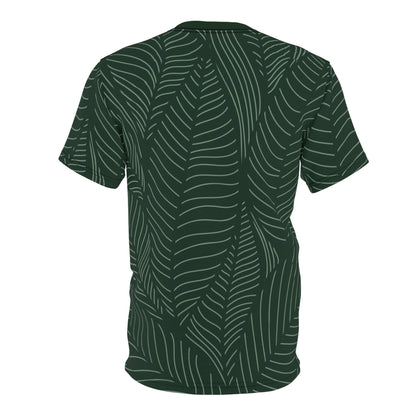Green Leaf Unisex All-Over Print Tee