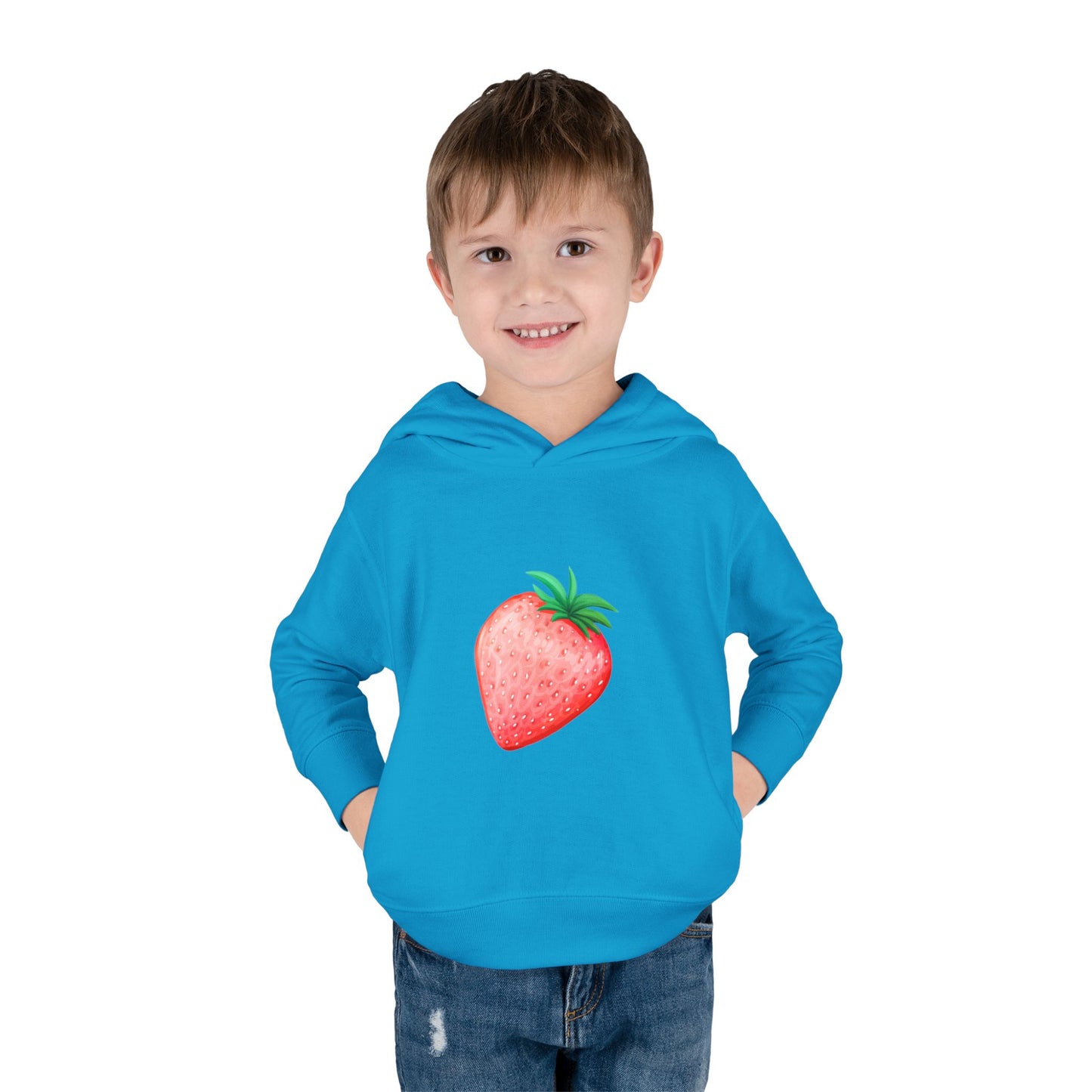 Kleinkind-Kapuzenpullover — Erdbeer-Pullover