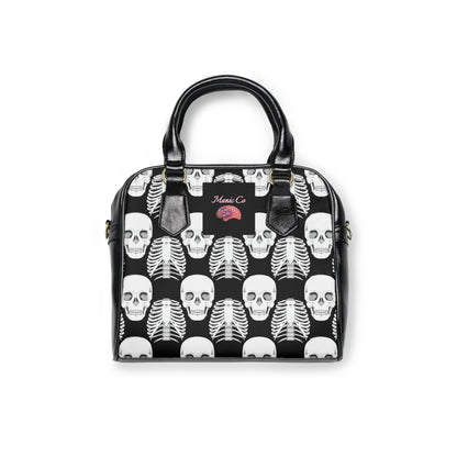 Black Skull Shoulder Handbag