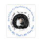 Dark Thoughts Mental Health Artwork Sticker