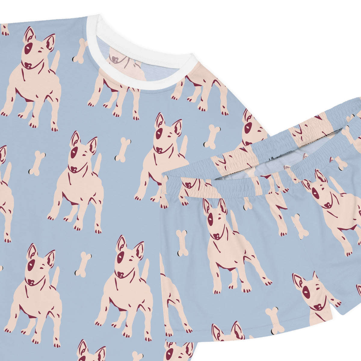 Bull Terrier Women's All-Over Print Pajama Set