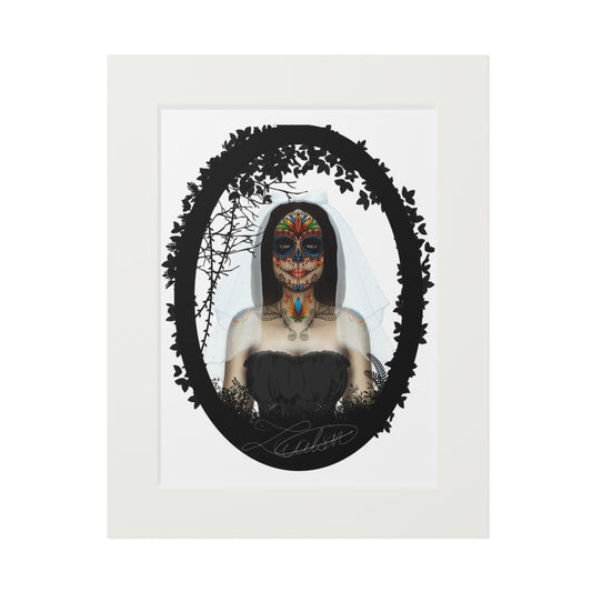Dawn of the Dead Fine Art Print with Paper Mat Frame