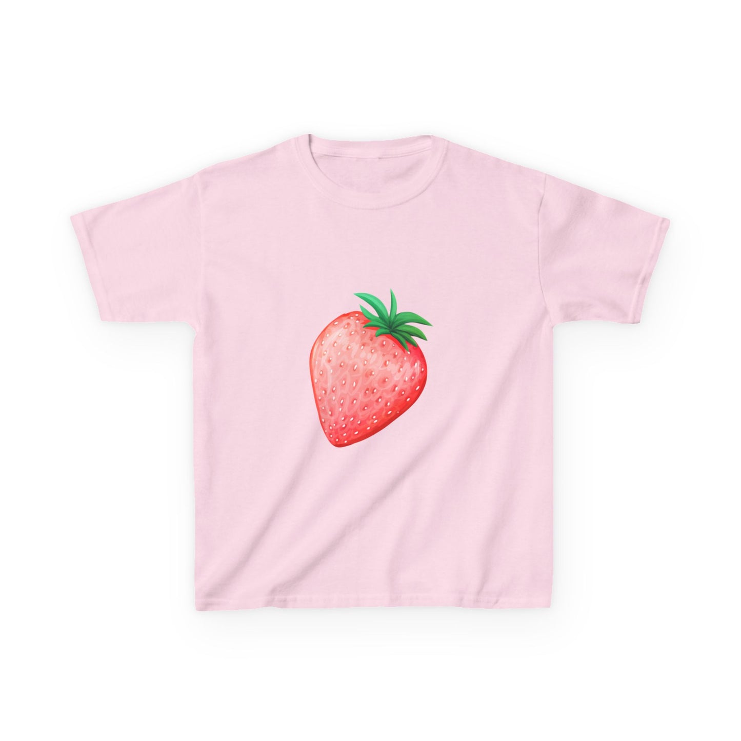 Kinder T-Shirt Erdbeere — Süßes Aquarell Erdbeer Grafik-T-Shirt für Kleinkinder & Kinder