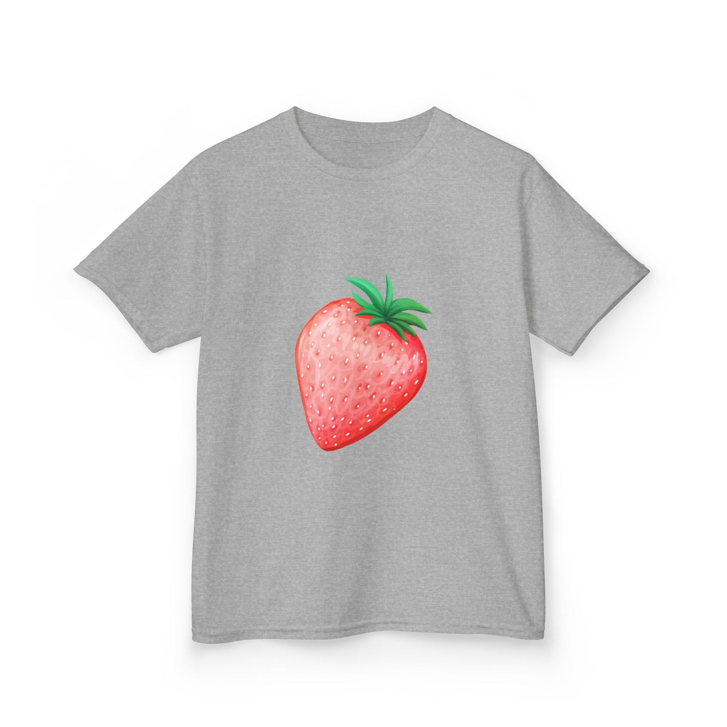 Kinder T-Shirt Erdbeere — Süßes Aquarell Erdbeer Grafik-T-Shirt für Kleinkinder & Kinder