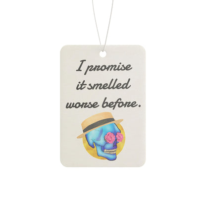 Car Air Freshener — I Promise It Smelled Worse Before