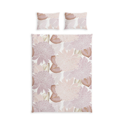 Soft Colour Cotton Duvet Cover & Sham Set