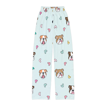 Kids Bulldog All-Over Print Lounge Pants