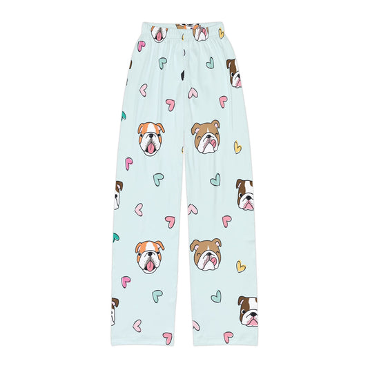 Kids Bulldog All-Over Print Lounge Pants