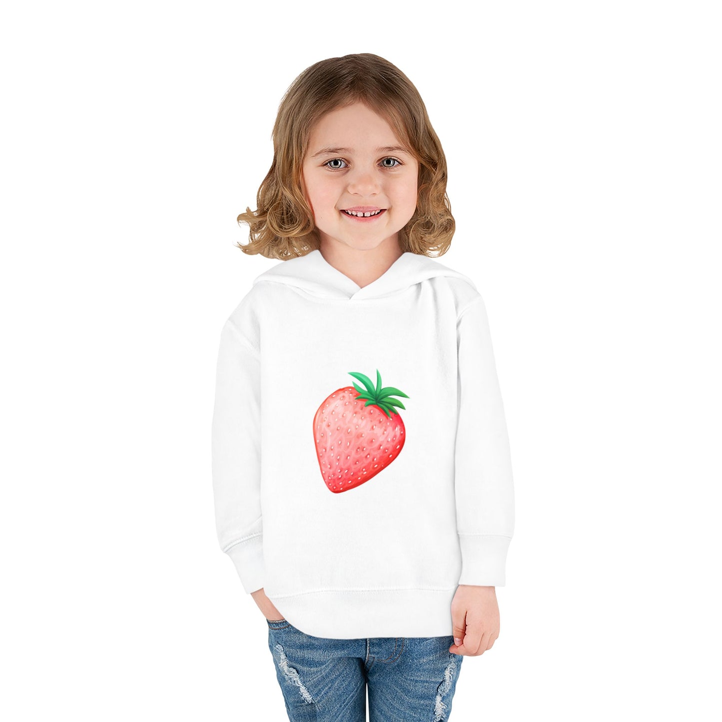 Kleinkind-Kapuzenpullover — Erdbeer-Pullover