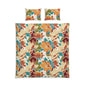 Bold Floral Cotton Duvet Cover & Sham Set