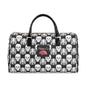 Skull Faux Leather Travel Bag