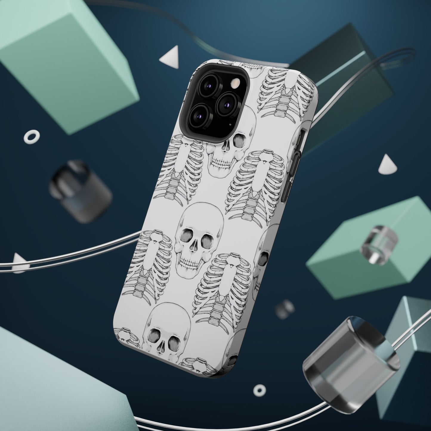 Handyhülle mit Augen-Illustration, magnetisch, stoßfest