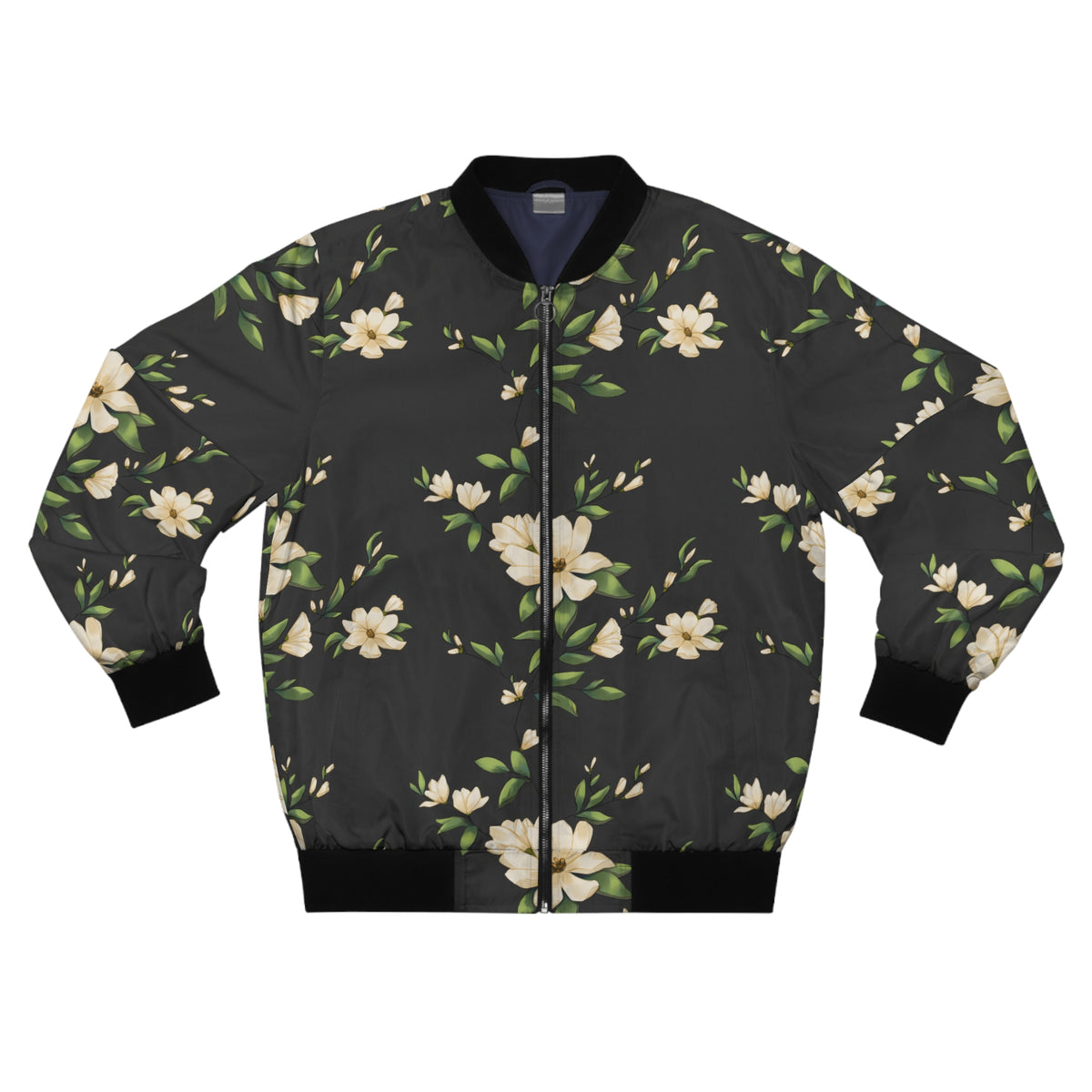 Floral All-Over Print Bomber Jacket