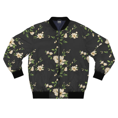 Floral All-Over Print Bomber Jacket
