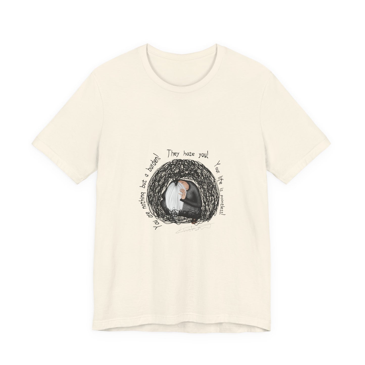 Deprimiertes T-Shirt