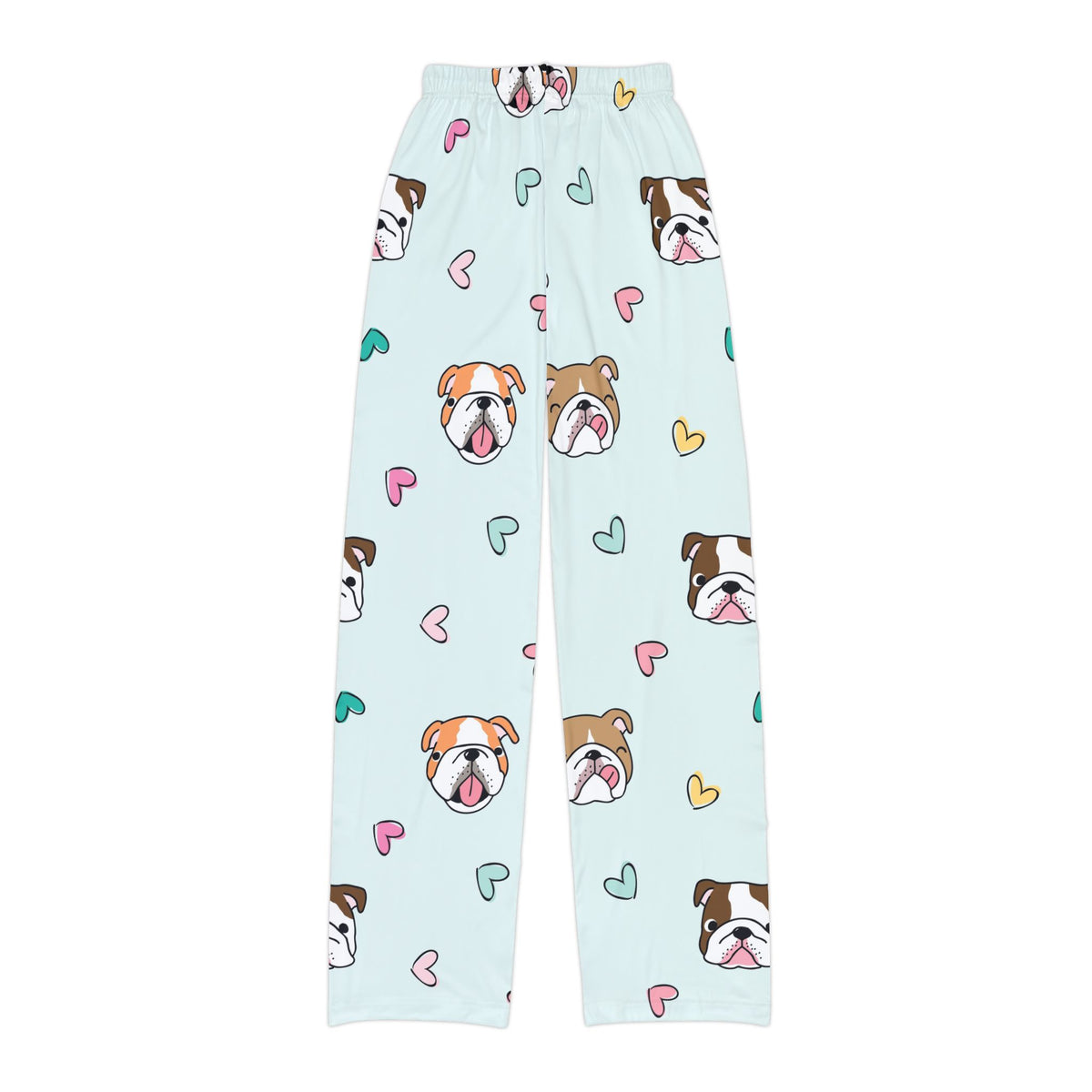 Kids Bulldog All-Over Print Lounge Pants
