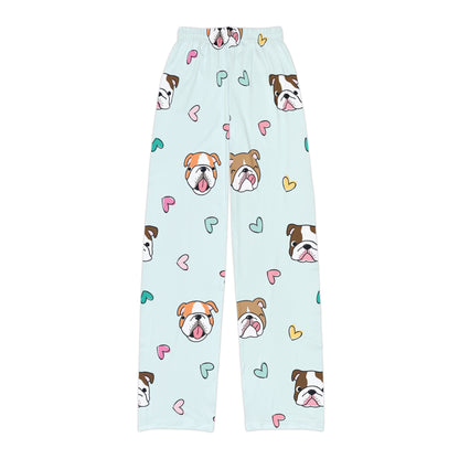 Kids Bulldog All-Over Print Lounge Pants