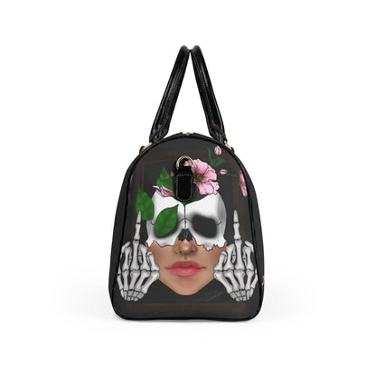 F U Leather Travel Bag