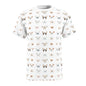 Butterfly White Stitching Unisex All-Over Print T-Shirt