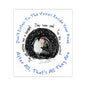 Dark Thoughts Mental Health Artwork Sticker