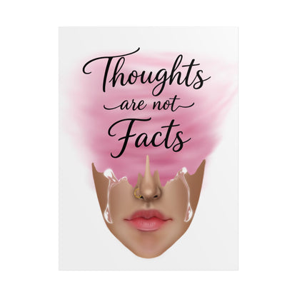 Thoughts Are Not Facts Unframed Poster