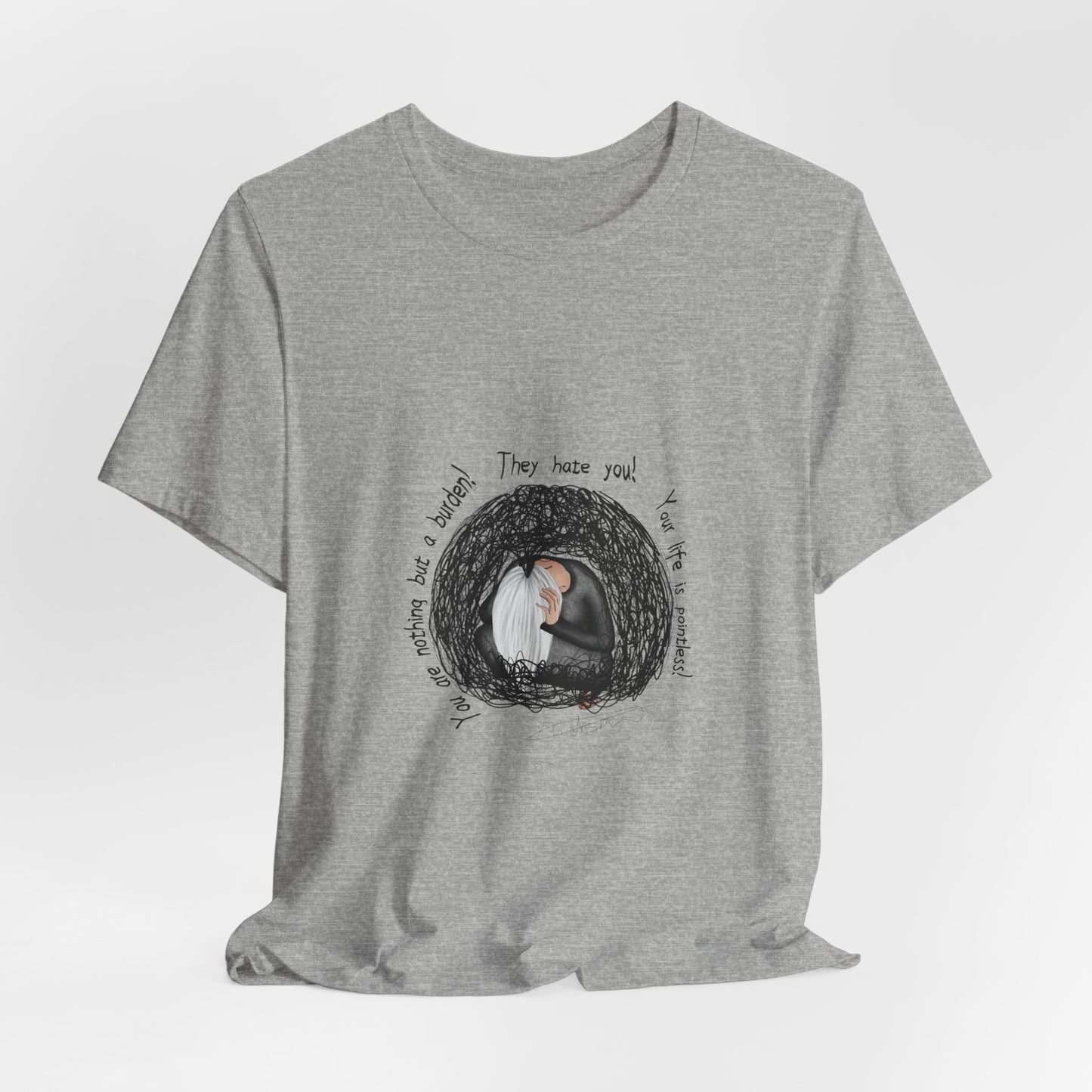 Deprimiertes T-Shirt