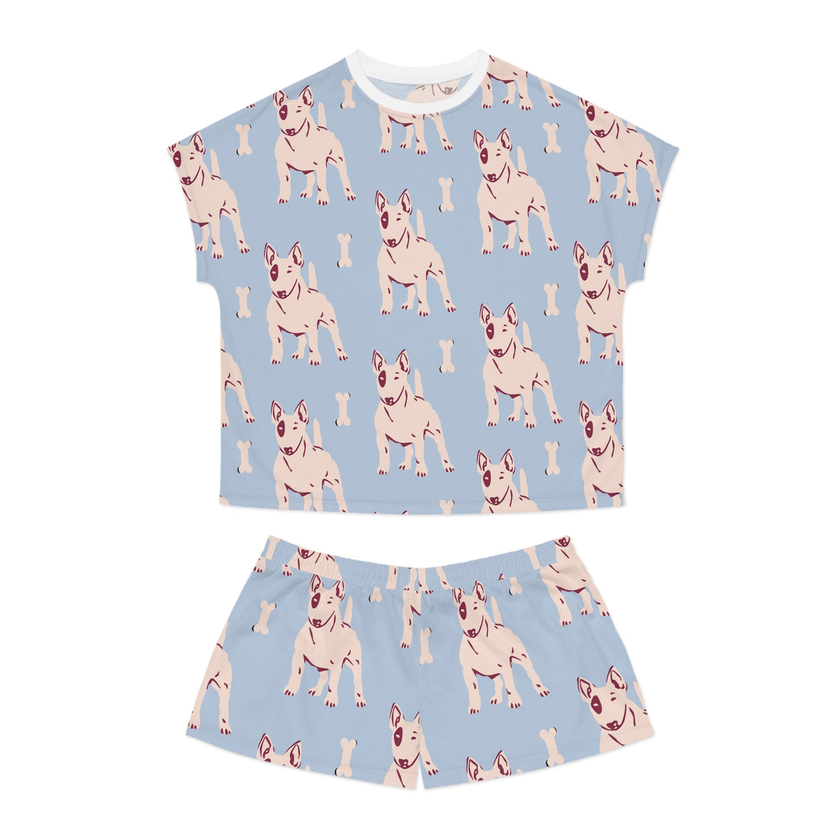 Bull Terrier Women's All-Over Print Pajama Set