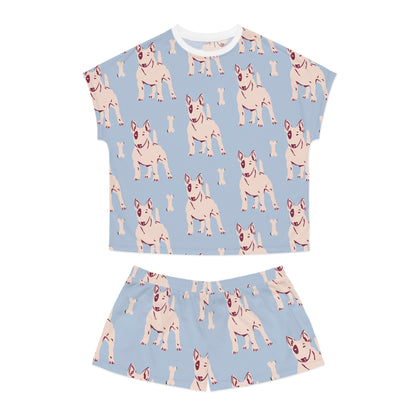 Bull Terrier Women's All-Over Print Pajama Set