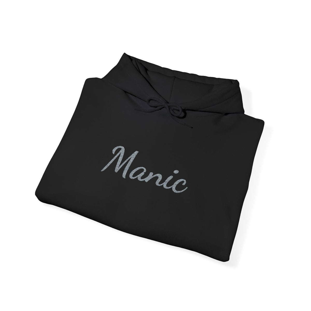 Manic Script Rhinestone Sparkle Hoodie