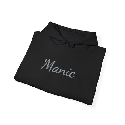 Manic Script Rhinestone Sparkle Hoodie