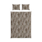 Neutral Leopard Print Cotton Duvet Cover Set