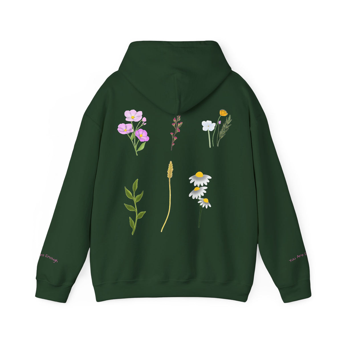 Wild Flower Floral Graphic Hoodie